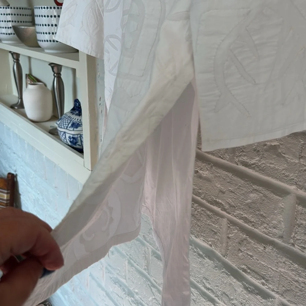 Barbara Gerwit Summer White Size Large Cover Up Tunic